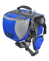 Vreckár pre psa M modrý